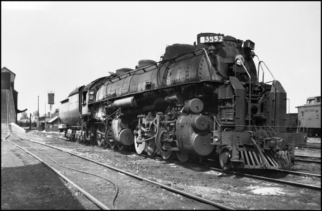 UP 3552, 2-8-8-2 locomotive in Lima, MT.