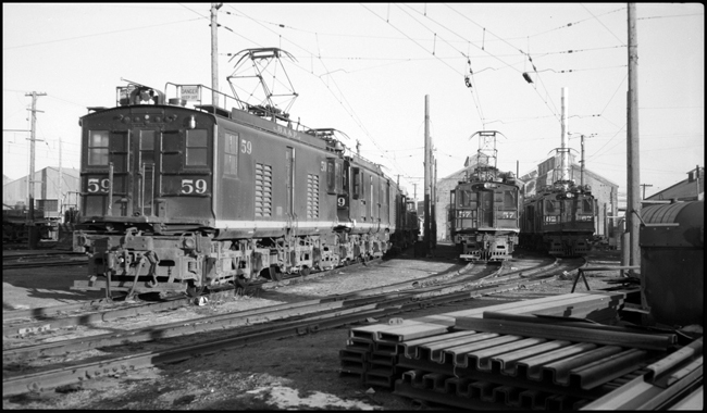 Butte Anaconda and Pacific locomotive terminal at Anaconda, MT.