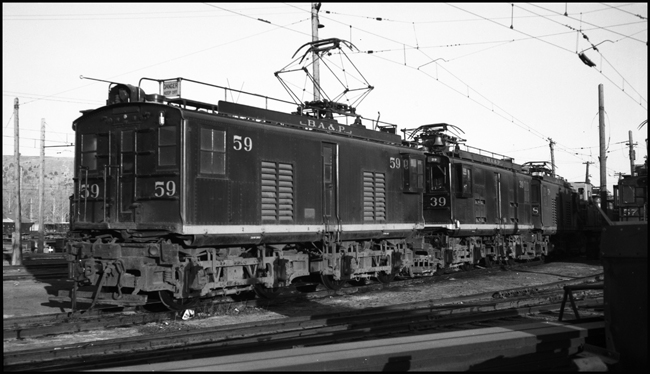 BAP 59 and BAP 39 at locomotive terminal in Anaconda, MT.