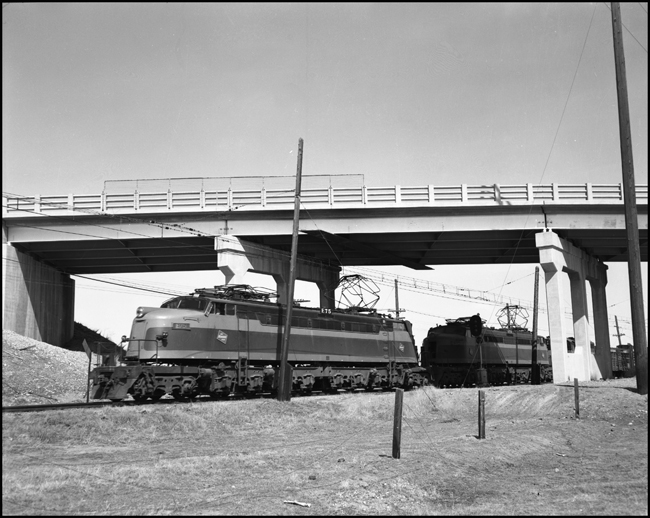 Two of the Little Joe electrics take the fast freight west after a stop at the junction point of Three Forks.  The town is not only a railroad junction, but also a junction of rivers that meet here to form the Missouri.
