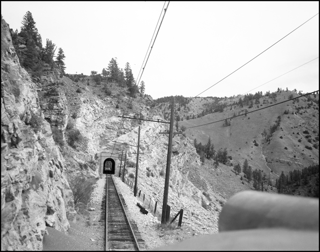 A view from MILW E 21 near Eagle Nest, MT tunnel.