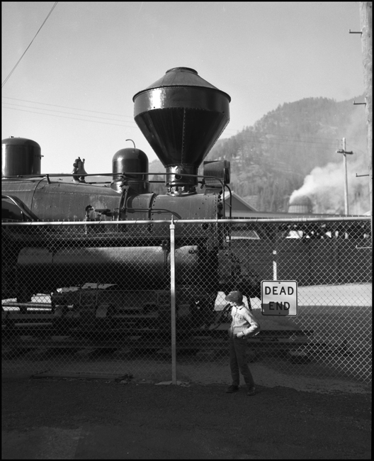 LDN, one of the Nixon Children or relatives at the ACM #7 display in Bonner, MT.