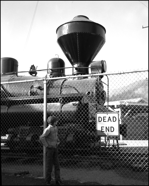 LDN, one of the Nixon Children or relatives at the ACM #7 display in Bonner, MT.