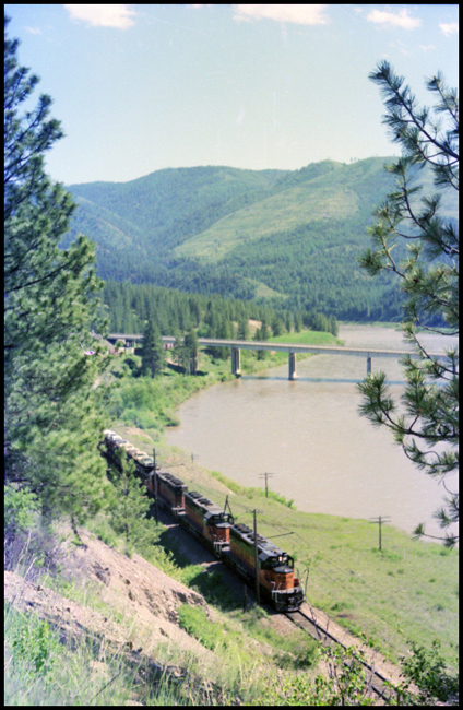 MILW No. 261 east of Alberton, MT.