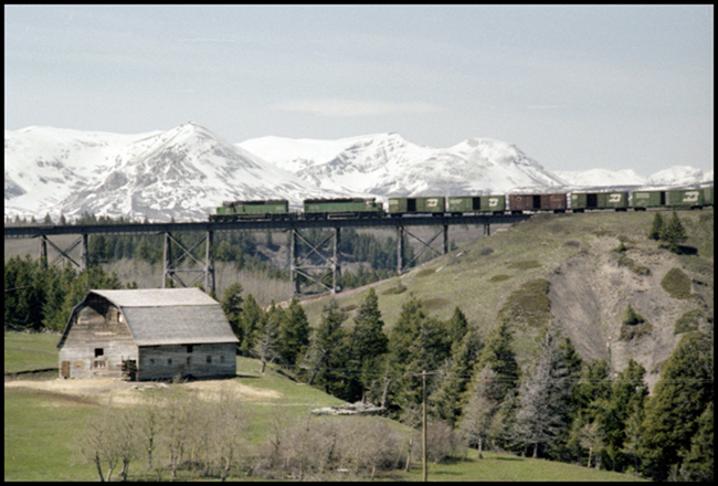 BN XCS  980 W east of Glacier Park, MT