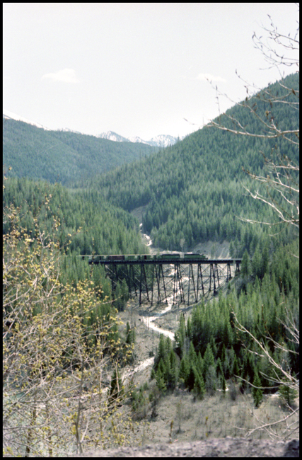 BN XCS  980 W trestle near Marias, MT