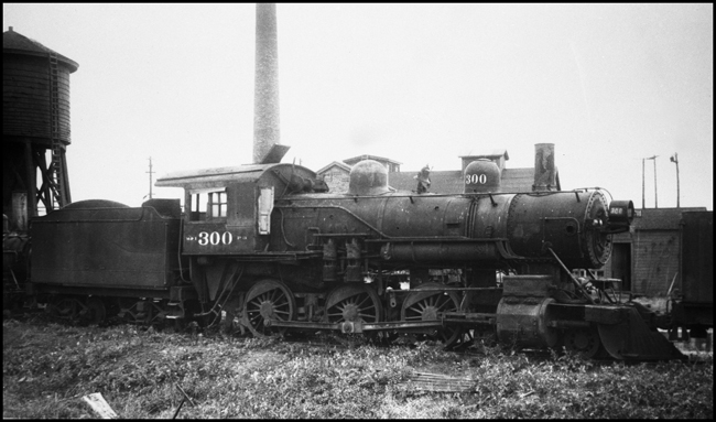 Minnesota & International Railroad No. 300 at Bemidji, Minnesota.