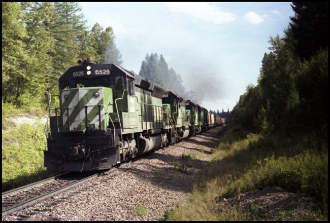BN X6526-903-6825-6306W on No. 23 west of Whitefish, MT.
