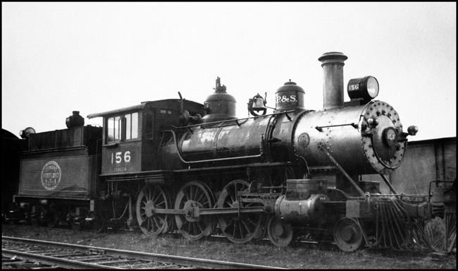 A Baldwin tenwheeler at the end of its road is on a scrapline.  The engine had an interesting ownership history.  It was built for the soon to be electrified Spokane & Inland Empire, and while painted SP&S, was actually owned b aqffilate line, Oregon Trunk Railway.