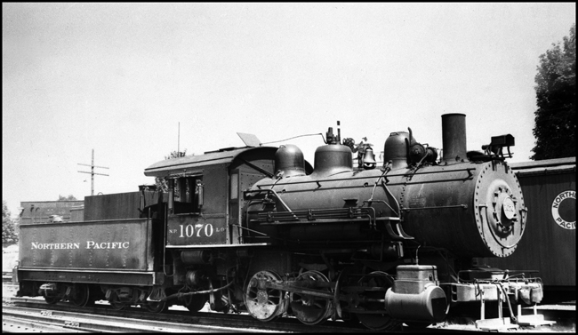 NP 1070, Class L-9 switch engine in Olympia, WA.