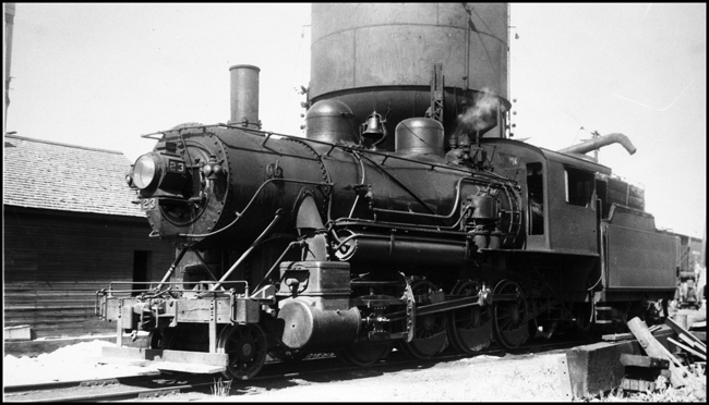 SI 23 steam locomotive at Spokane International service facility in Spokane, WA.