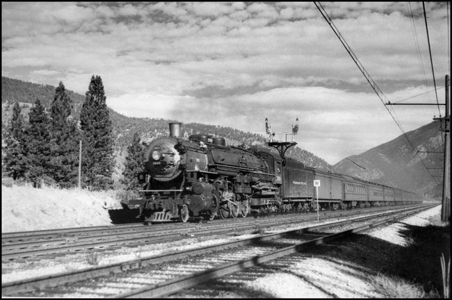 NP First section of No.1 near Bonner, MT.