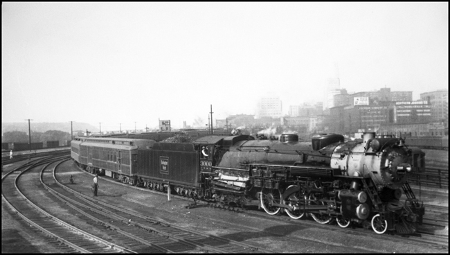 CB&Q No. 51 - 3000 arriving St Paul, MN
