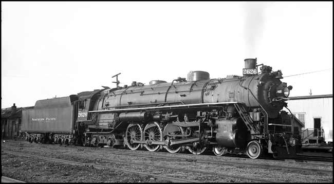NP 2626, Class A-1 locomotive, the former Timken 1111 all roller bearing equipped locomotive, which was purchased by NP.