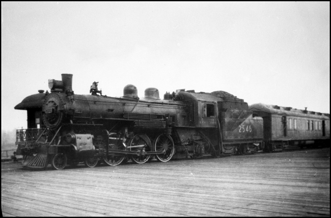 CPR 2546, 4-6-2 on passenger run at Edmonton.