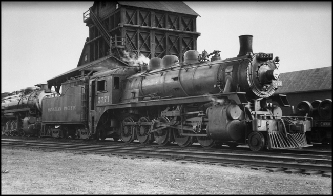 CPR 5771, 2-10-0 in front of coal dock in Winnipeg.