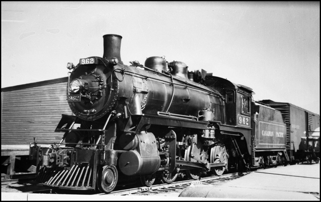 CPR 962, 4-6-0 locomotive at Armstrong, BC.