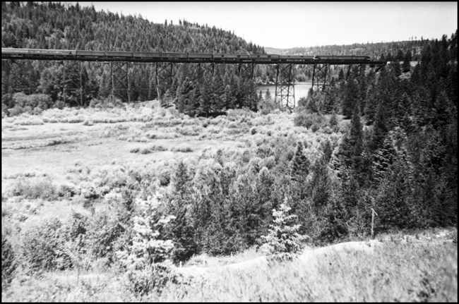 NP Train No. 2 west of Granite, ID