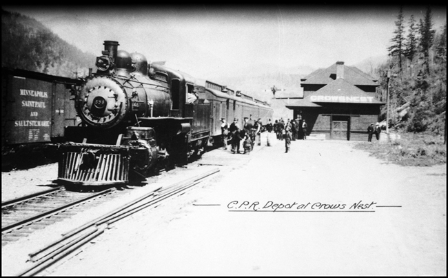 CPR No. 11 at Crows Nest, BC.