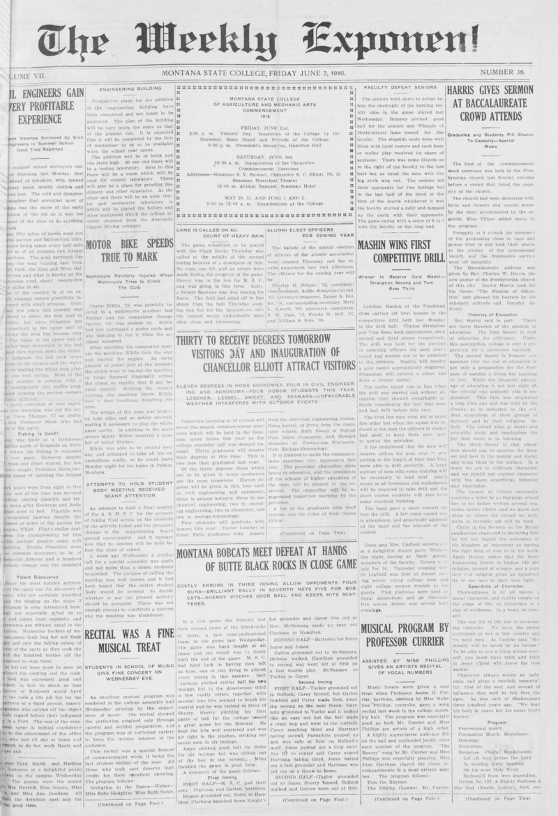 The Weekly Exponent, June 2, 1916