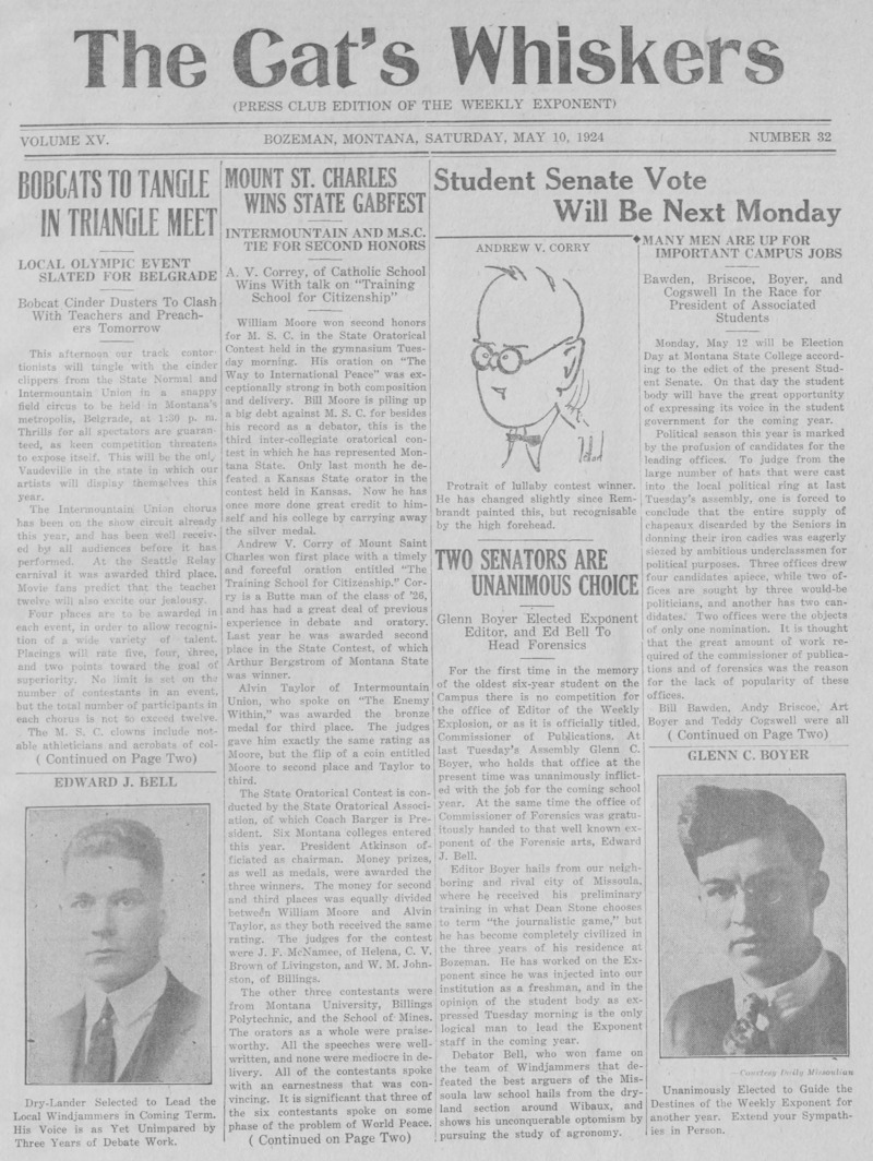 The Weekly Exponent, May 10, 1924