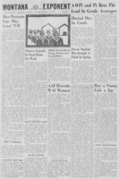 The Montana Exponent, November 9, 1943