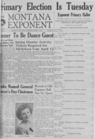 The Montana Exponent, April 7, 1949