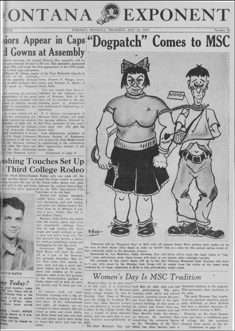 The Montana Exponent, May 12, 1949