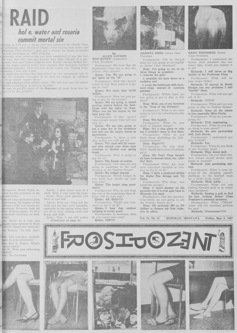 The Froshponent, May 5, 1967