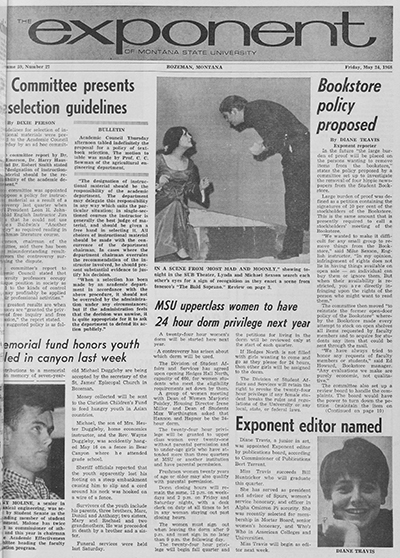 The Exponent of Montana State University, May 24, 1968