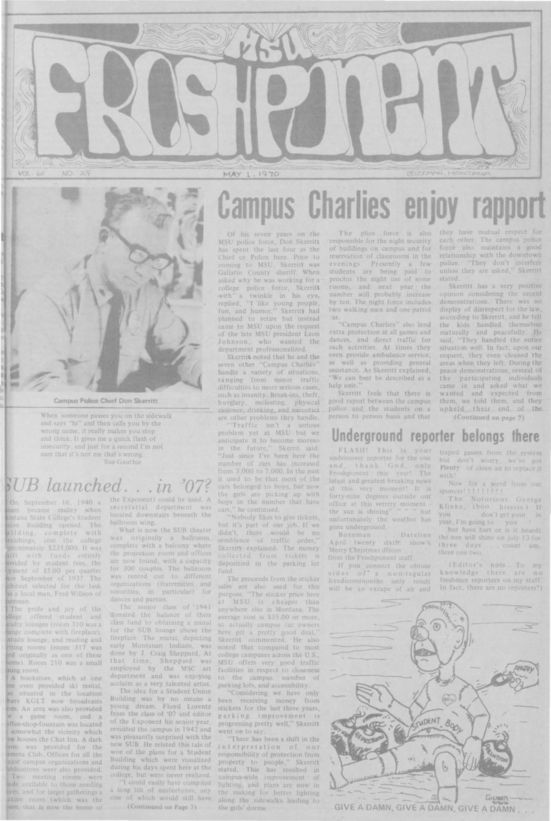 The MSU Froshponent, May 1, 1970