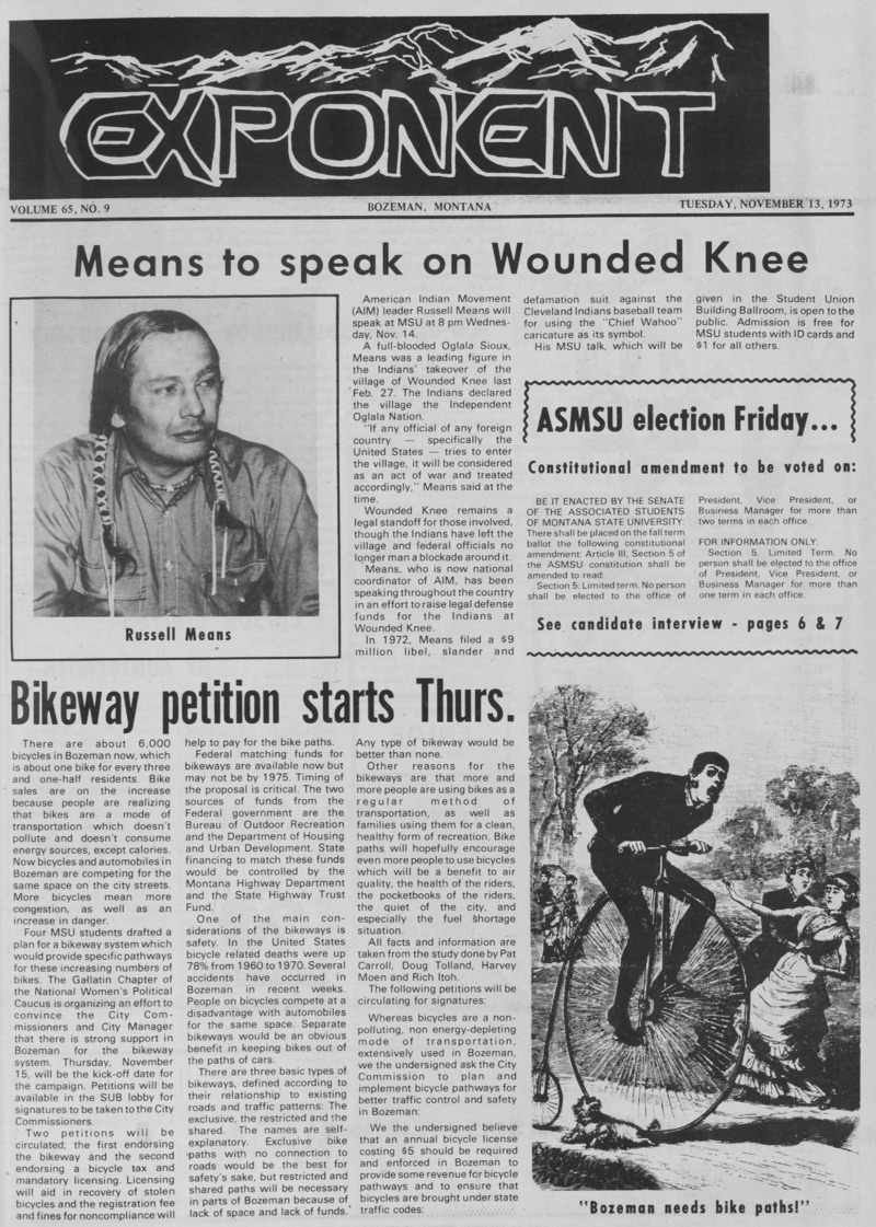 The Exponent, November 13, 19783