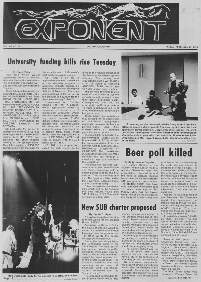 The Exponent, February 22, 1974