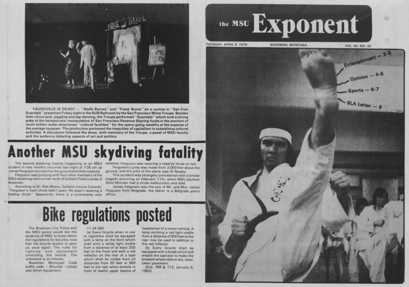 The MSU Exponent, April 9, 1974