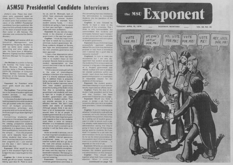 The MSU Exponent, April 15, 1975