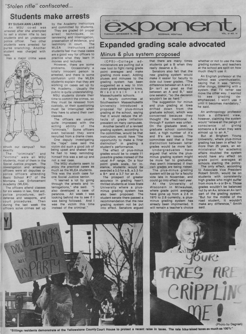 The MSU Exponent, November 18, 1975