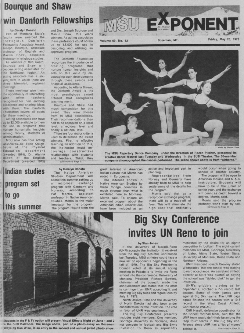 The MSU Exponent, May 26, 1978