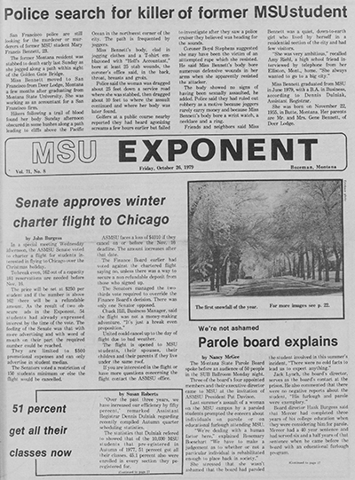 The MSU Exponent, October 26, 1979