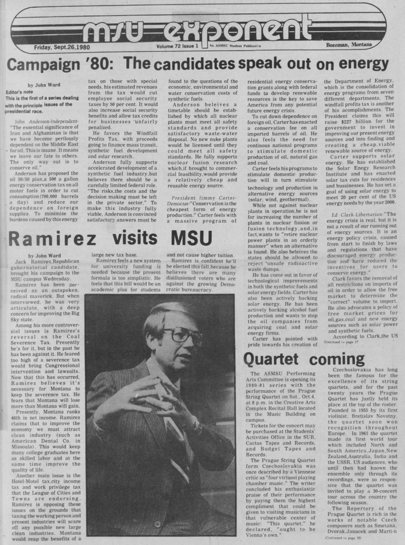 The MSU Exponent, September 26, 1980