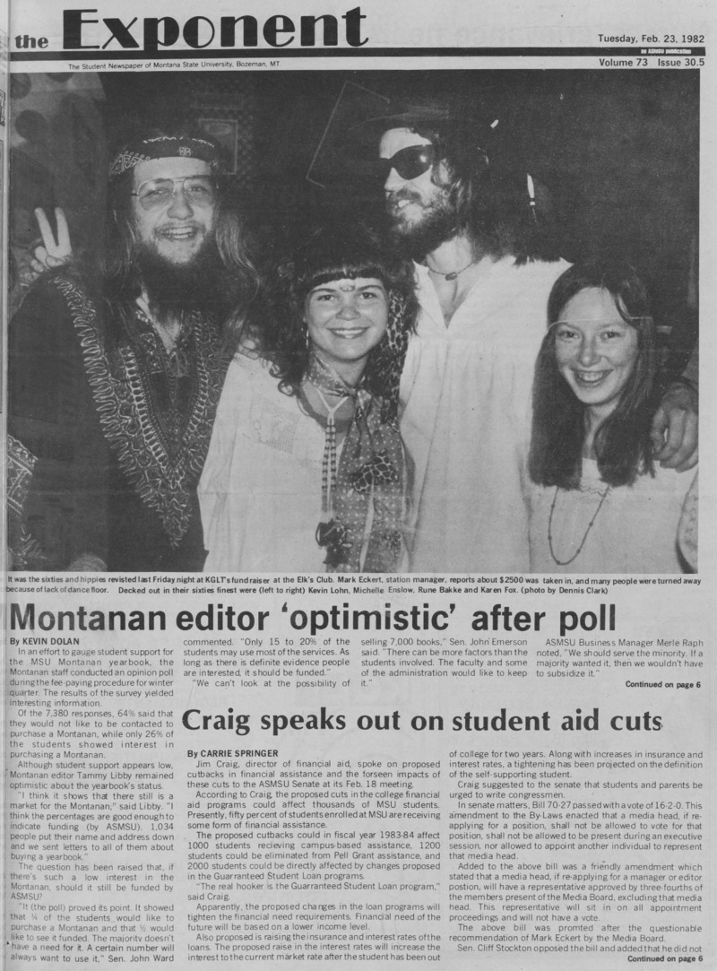 The Exponent, February 23, 1982