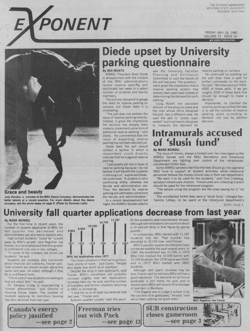 The Exponent, May 28, 1982