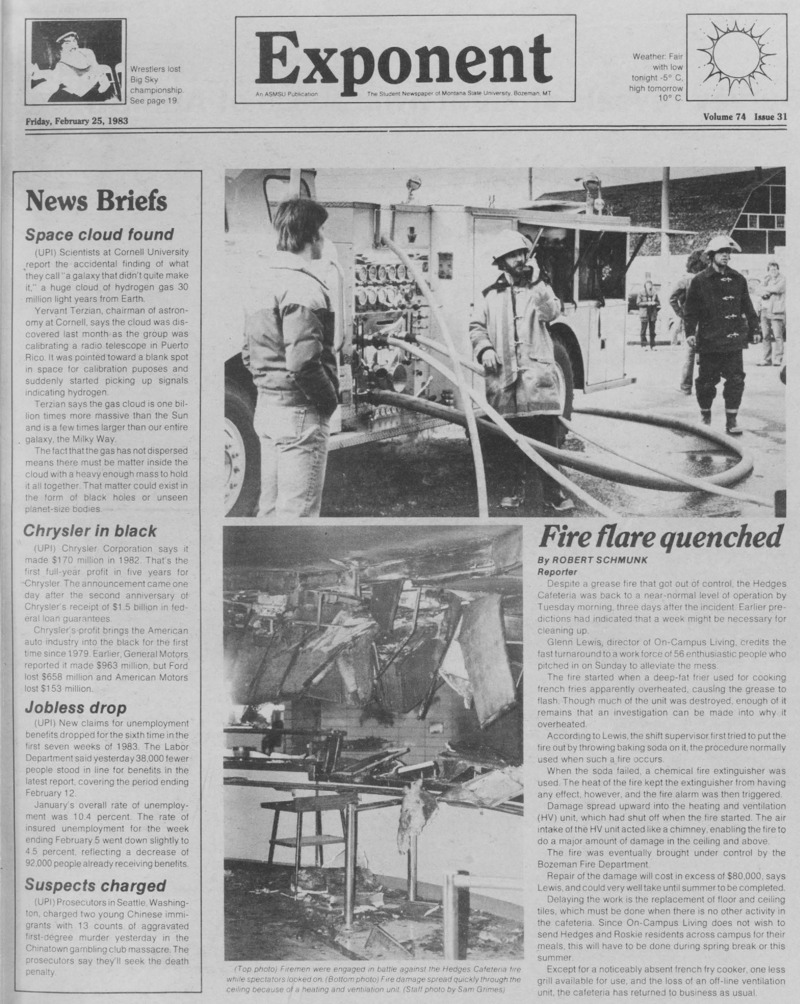 The Exponent, February 25, 1983