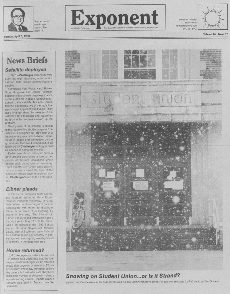 The Exponent, April 5, 1983