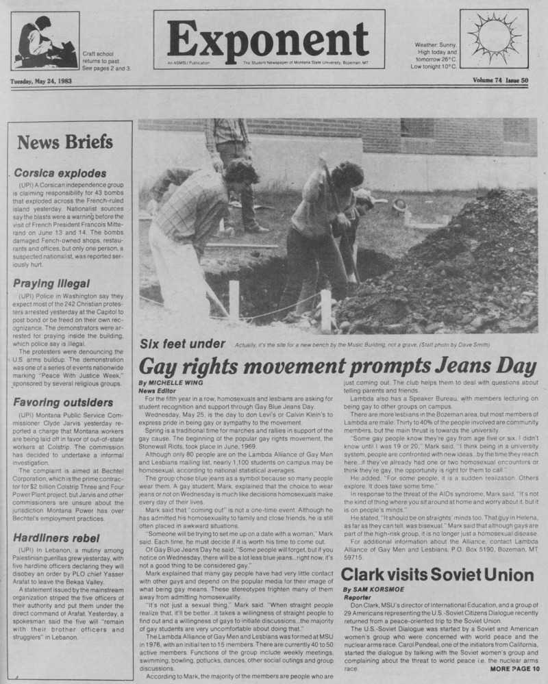 The Exponent, May 24, 1983