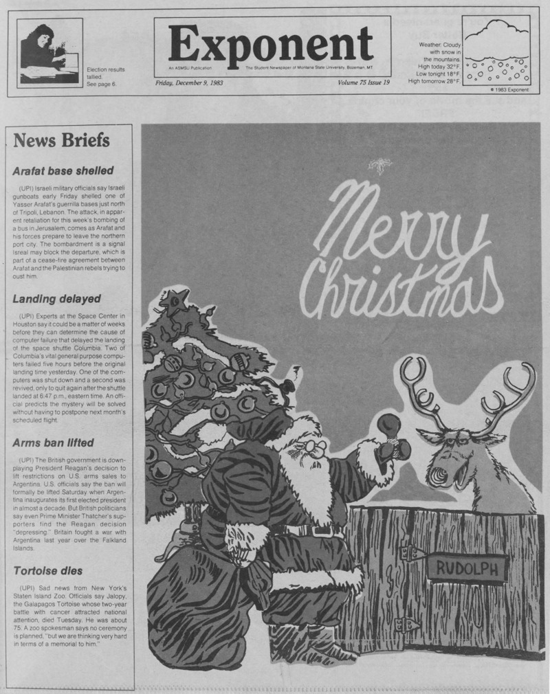 The Exponent, December 9, 1983