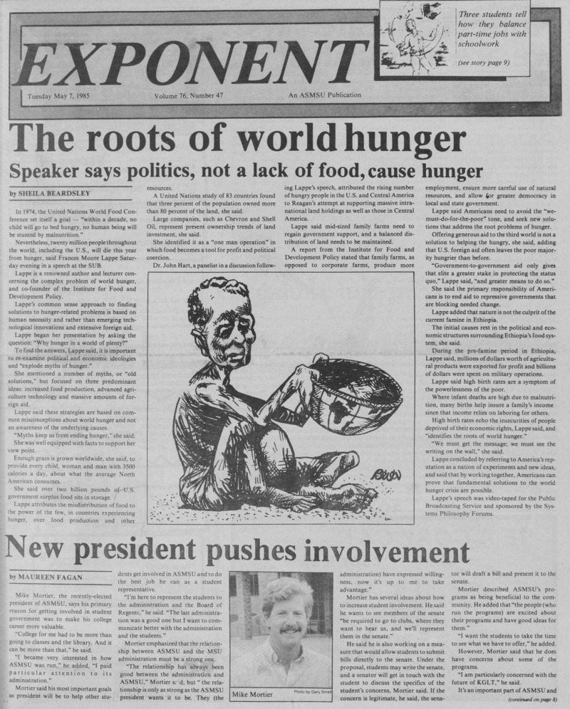 The Exponent, May 7, 1985