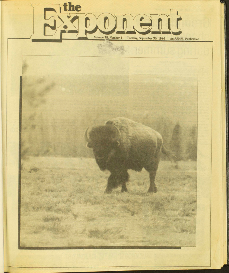 The Exponent, September 30, 1986