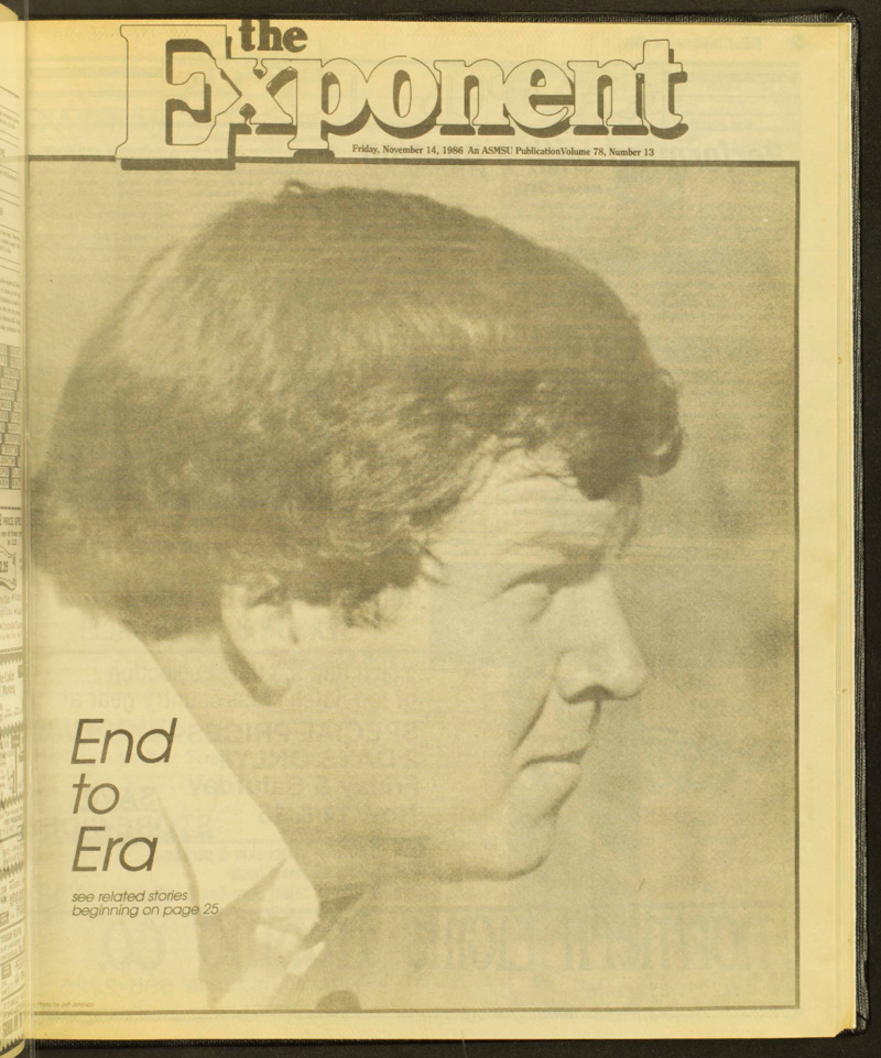 The Exponent, November 14, 1986