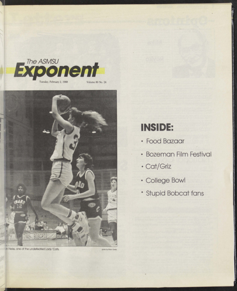 The ASMSU Exponent, February 2, 1988