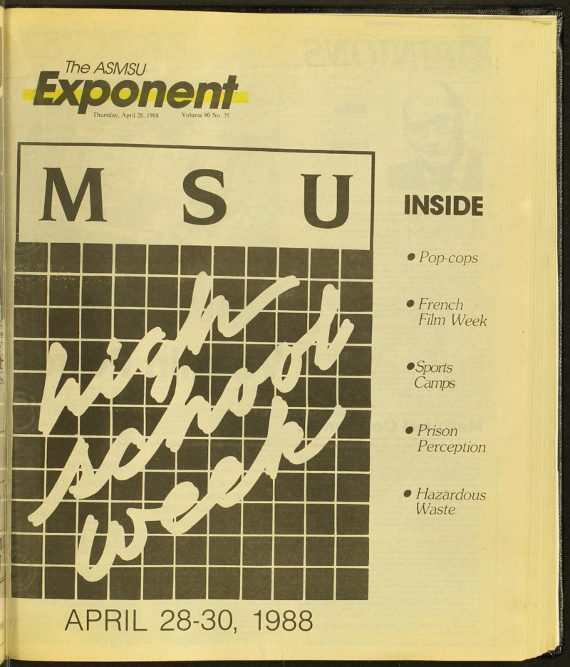 The ASMSU Exponent, April 28, 1988